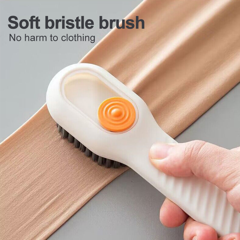 Brosse Nettoyante pour Chaussures à Savon Intégré – Poils Doux